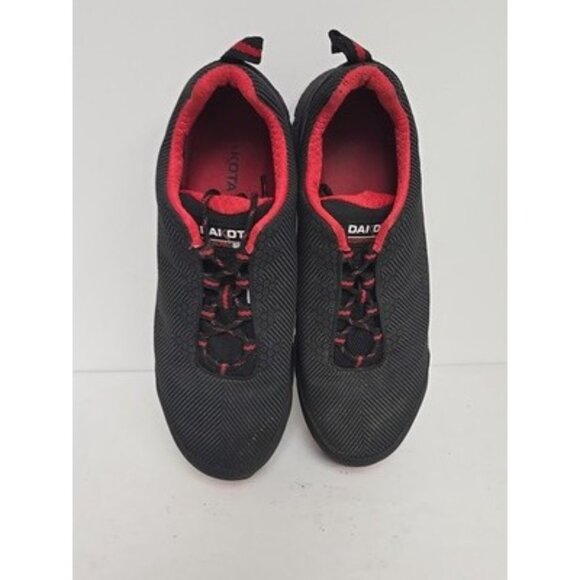 DAKOTA Men's 2410 CTCP Quad Comfort Anti Slip Low Cut Safety Shoes Black Red 13M - Picture 7 of 9